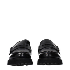 Church’s Black Leather Slip-On Loafers - EU39/US9