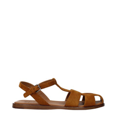 Church’s Brown Leather Flat Sandals