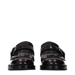 Church’s Red Leather Slip-On Loafers