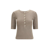 Citizens of Humanity Beige Cotton T-Shirt