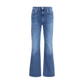 Citizens of Humanity Blue Cotton Flared Jeans