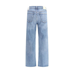 Citizens of Humanity Blue Cotton Straight-Leg Jeans