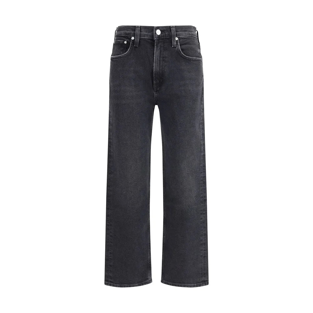 Citizens of Humanity Blue Cotton Straight-Leg Jeans