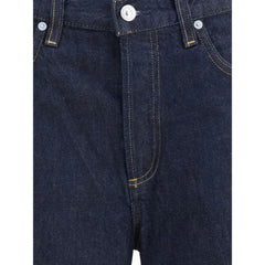 Citizens of Humanity Blue Recycled Cotton Straight-Leg Jeans