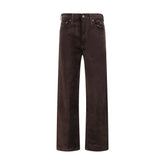 Citizens of Humanity Brown Cotton Straight-Leg Jeans - 30