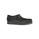 Clarks Black Leather Men Sneaker