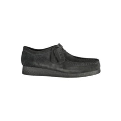 Clarks Black Leather Men Sneaker