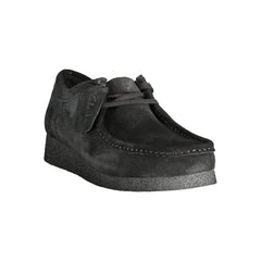 Clarks Black Leather Men Sneaker - EU44/US11