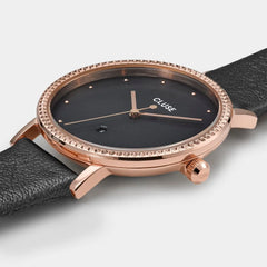 Cluse Gray Leather Watch
