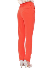 CO|TE Orange boyfriend stretch pants - IT40|S - Trousers