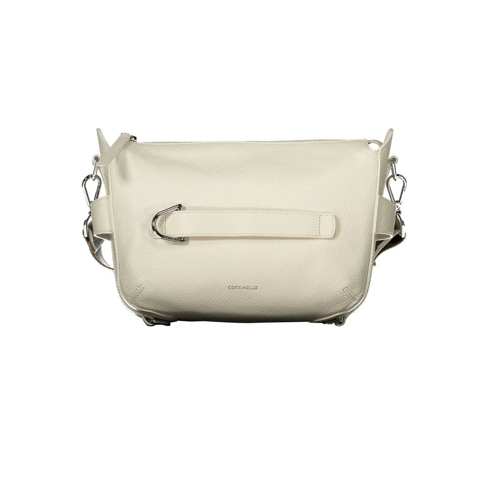 Coccinelle Bianco Leather Women Handbag