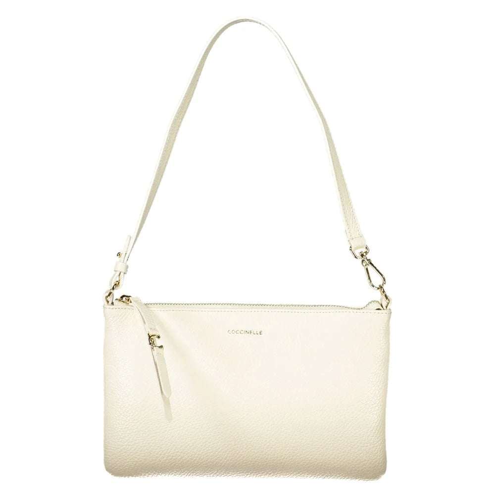 Coccinelle Bianco Pelle Womens Handbag