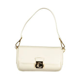 Coccinelle Bianco Pelle Womens Handbag - Shoulder Bags