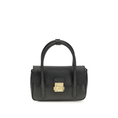 Coccinelle Black Calf Leather Bos Taurus Handbag