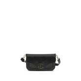 Coccinelle Black Calf Leather Bos Taurus Shoulder Bag