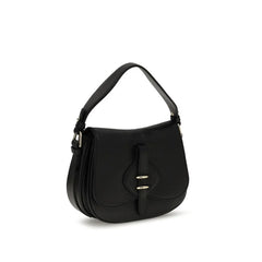 Coccinelle Black Calf Leather Bos Taurus Shoulder Bag