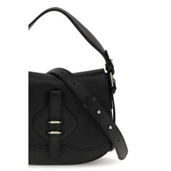Coccinelle Black Calf Leather Bos Taurus Shoulder Bag