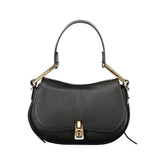 Coccinelle Black Leather Handbag - Half-Moon Bags