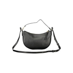Coccinelle Black Leather Handbag - Half-Moon Bags