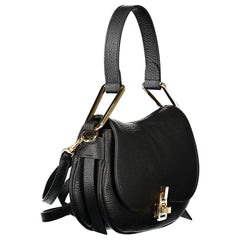 Coccinelle Black Leather Handbag - Half-Moon Bags