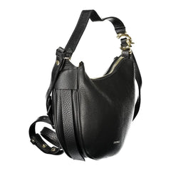 Coccinelle Black Leather Handbag - Half-Moon Bags