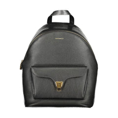 Coccinelle Black Leather Women Backpack - Backpacks