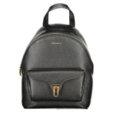 Coccinelle Black Leather Women Backpack - Backpacks