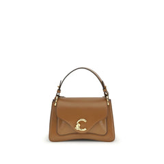 Coccinelle Brown Calf Leather Bos Taurus Handbag