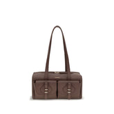 Coccinelle Brown Calf Leather Bos Taurus Shoulder Bag