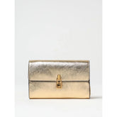 Coccinelle Gold Leather Handbag - Clutch Bags