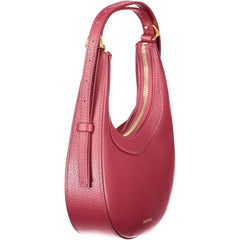 Coccinelle Purple Leather Handbag - Half-Moon Bags