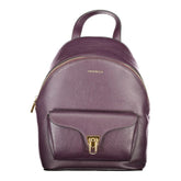 Coccinelle Purple Leather Women Backpack - Backpacks