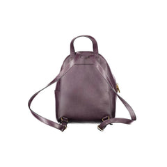 Coccinelle Purple Leather Women Backpack - Backpacks