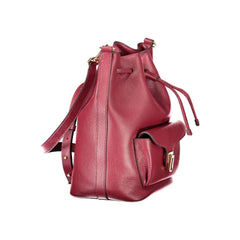 Coccinelle Purple Leather Women Handbag - Bucket Bags