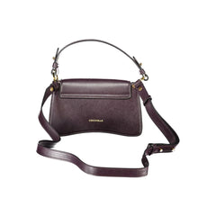 Coccinelle Purple Leather Women Handbag - Shoulder Bags
