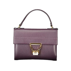 Coccinelle Purple Leather Women Handbag - Shoulder Bags