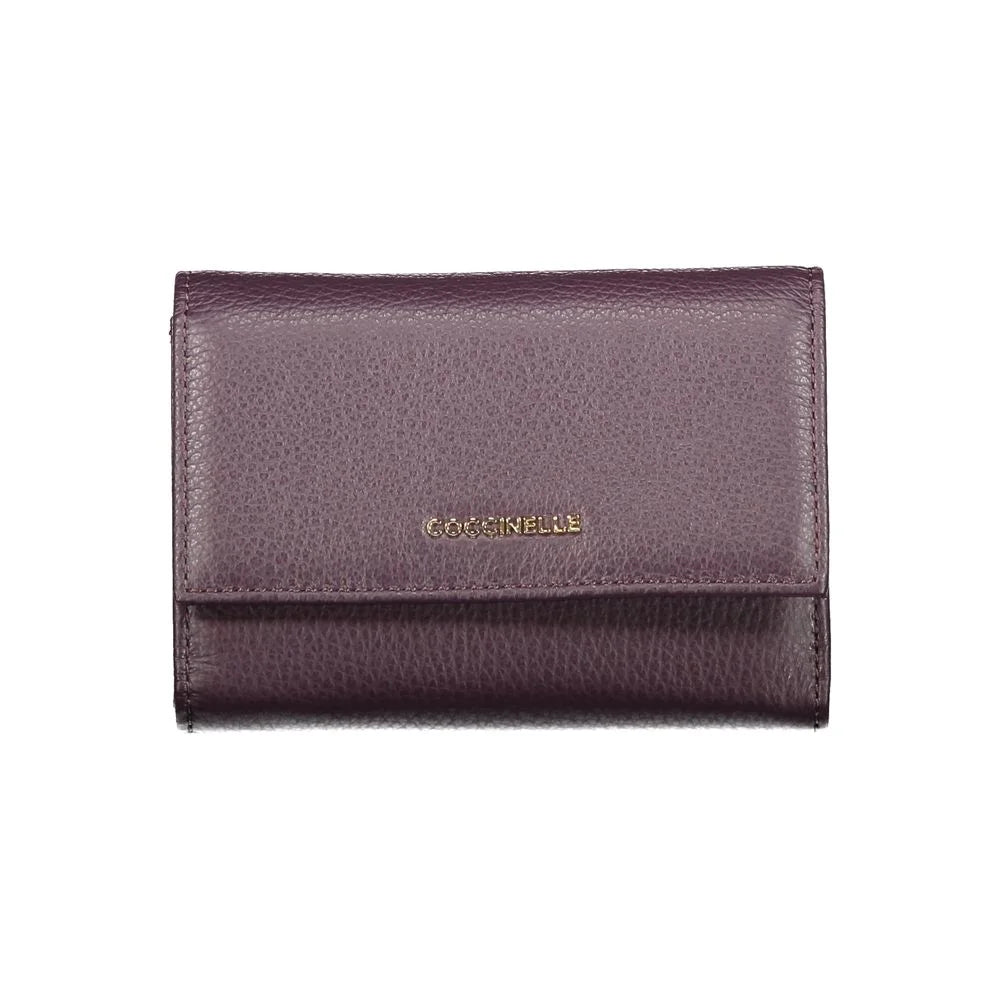 Coccinelle Purple Leather Women Wallet