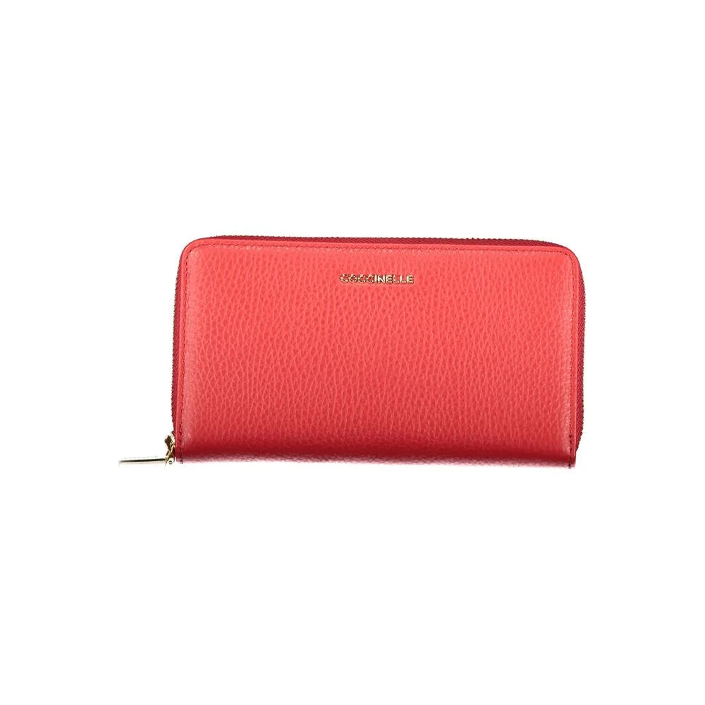 Coccinelle Red Leather Wallet