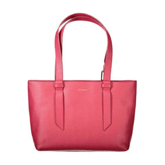 Coccinelle Red Leather Women Handbag - Shopper Bags