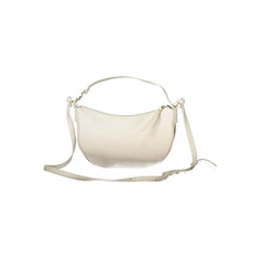 Coccinelle White Leather Handbag - Shoulder Bags