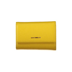 Coccinelle Yellow Leather Wallet - Wallets