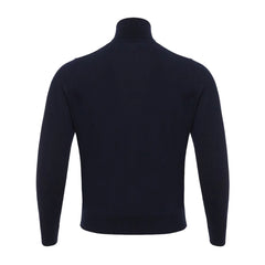 Colombo Blue Cashmere Turtleneck - IT60 | 4XL - Sweaters