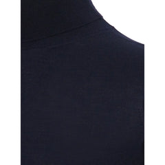 Colombo Blue Cashmere Turtleneck - IT60 | 4XL - Sweaters