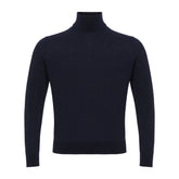 Colombo Blue Cashmere Turtleneck - IT60 | 4XL - Sweaters