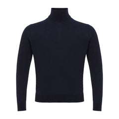 Colombo Blue Cashmere Turtleneck - IT60 | 4XL - Sweaters