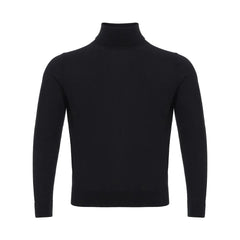 Colombo Italian Cashmere Luxury Black Sweater - IT60 | 4XL - Sweaters