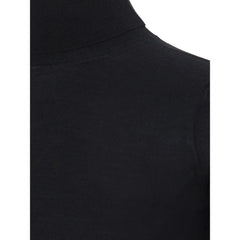 Colombo Italian Cashmere Luxury Black Sweater - IT60 | 4XL - Sweaters