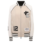 Comme Des Fuckdown Beige Cotton Jackets & Coat - Bomber Jackets