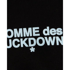 Comme Des Fuckdown Black Cotton Men’s Hooded Sweatshirt - XXL - Hoodies