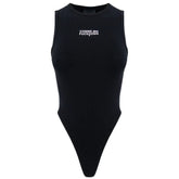 Comme Des Fuckdown Black Cotton Women T-Shirt - Bodysuits